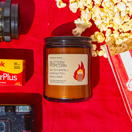 Popcorn candle movie candle butter candle