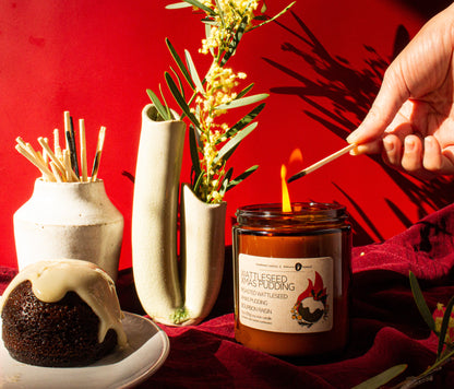 Wattleseed Xmas Pudding – Soy Wax Candle