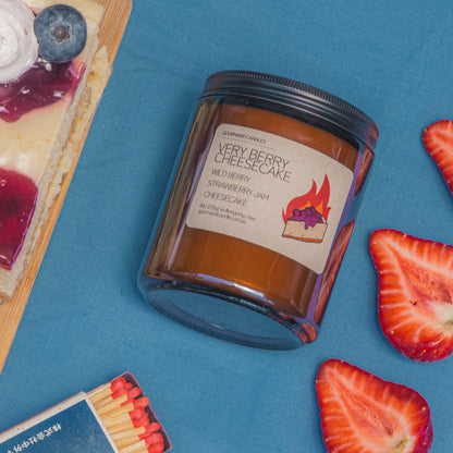 cheesecake candle blueberry candle berry candle